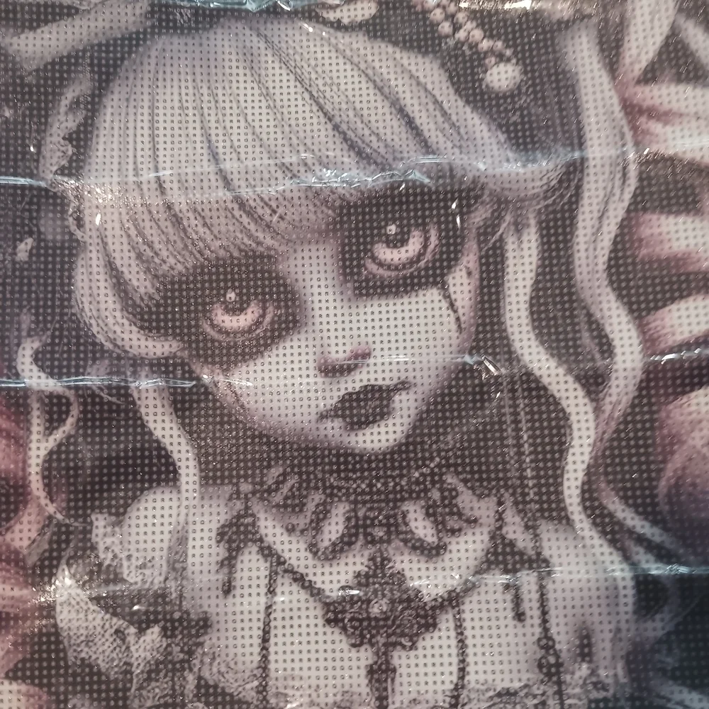 Gothic Doll Diamond Art Print Kit 40x40